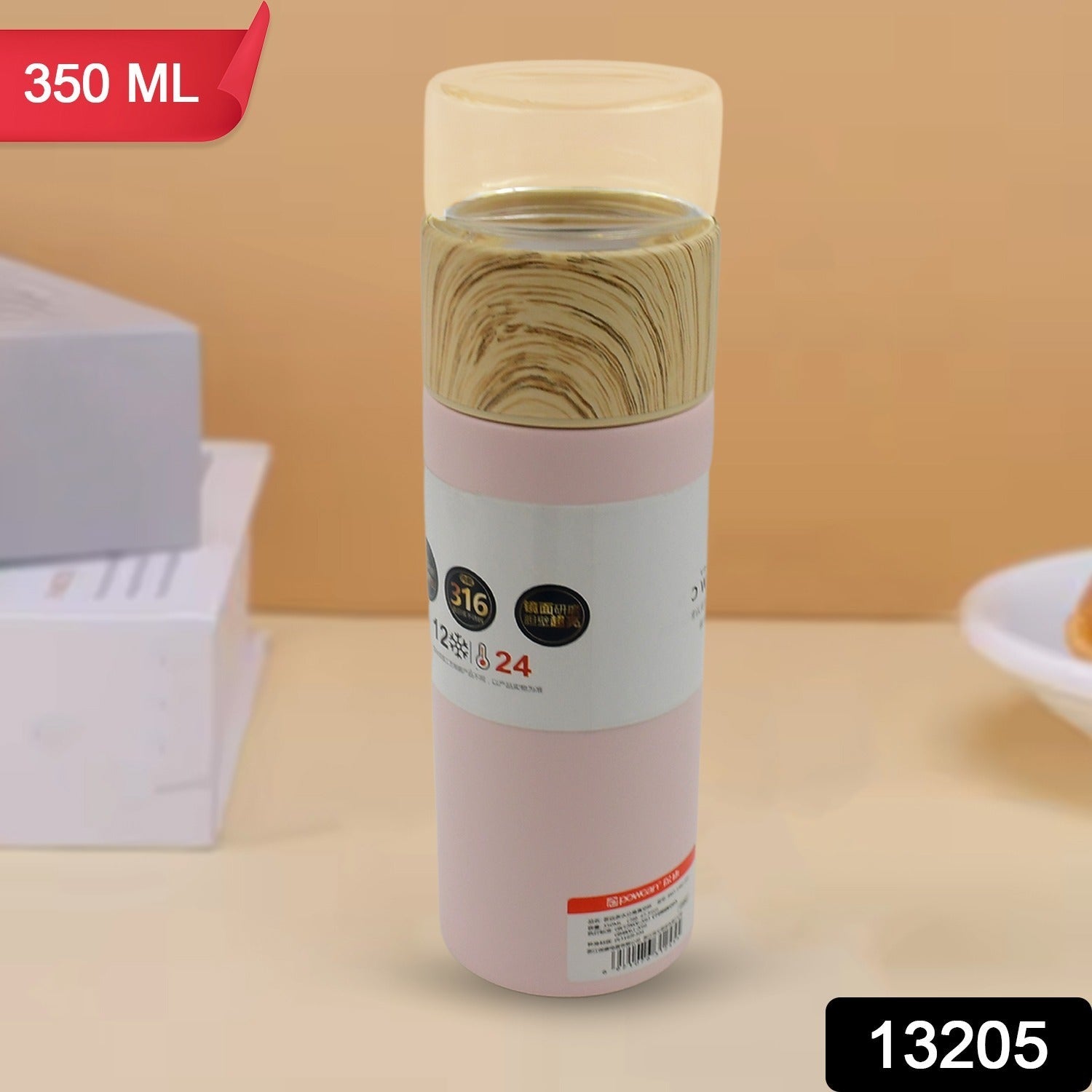 Steel Water Bottle With Glass Lid Steel Water Bottle With Glass Lid